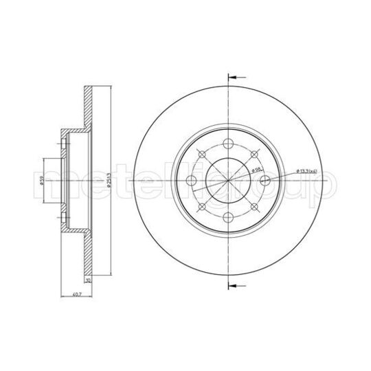 800-987C - Brake Disc 