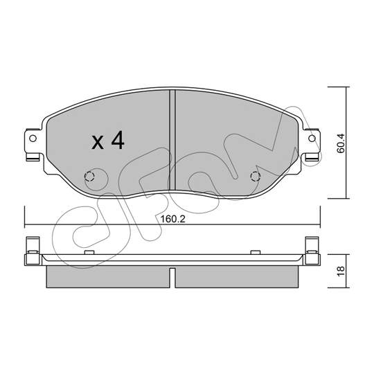 822-1003-0 - Brake Pad Set, disc brake 