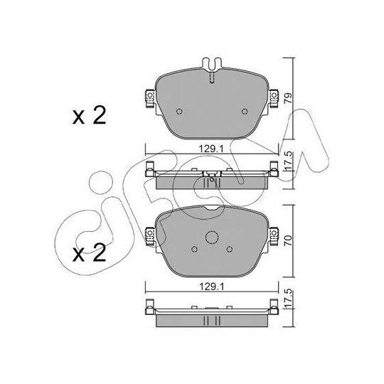 822-1138-0 - Brake Pad Set, disc brake 