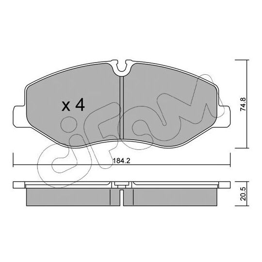 822-1139-0 - Brake Pad Set, disc brake 
