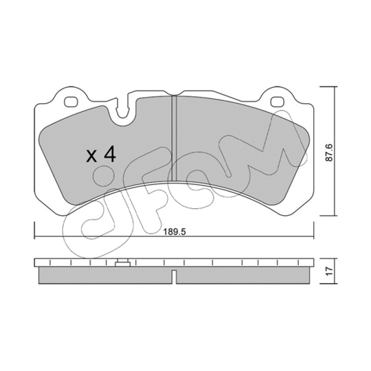 822-1328-0 - Brake Pad Set, disc brake 