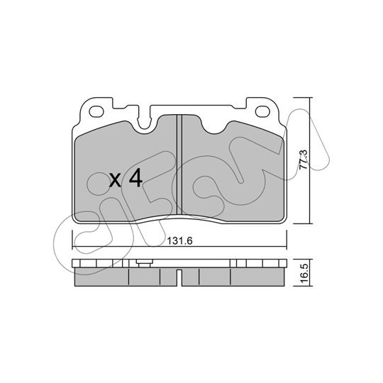 822-979-0 - Brake Pad Set, disc brake 