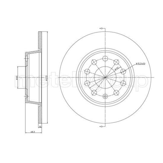 800-1248C - Brake Disc 