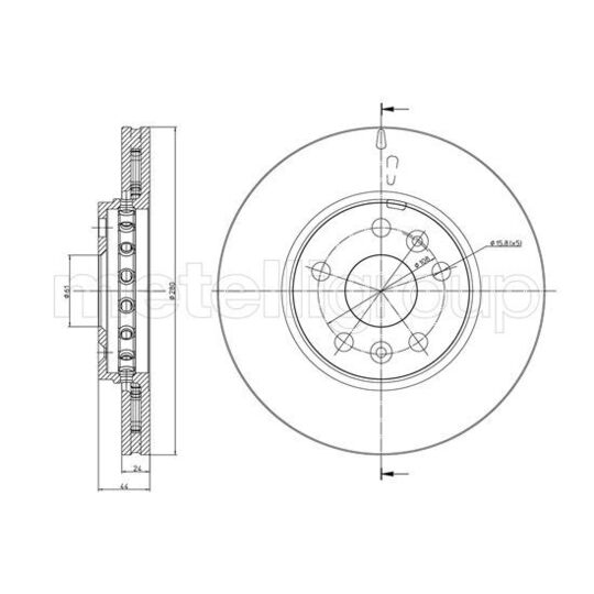 800-1341C - Brake Disc 