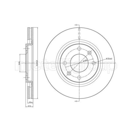 800-191 - Brake Disc 