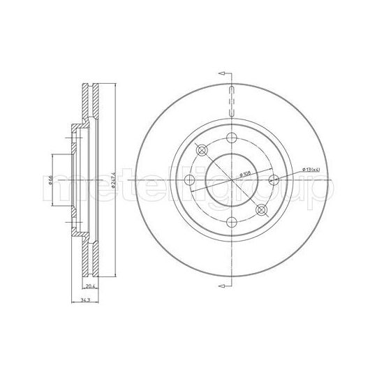 800-238 - Brake Disc 