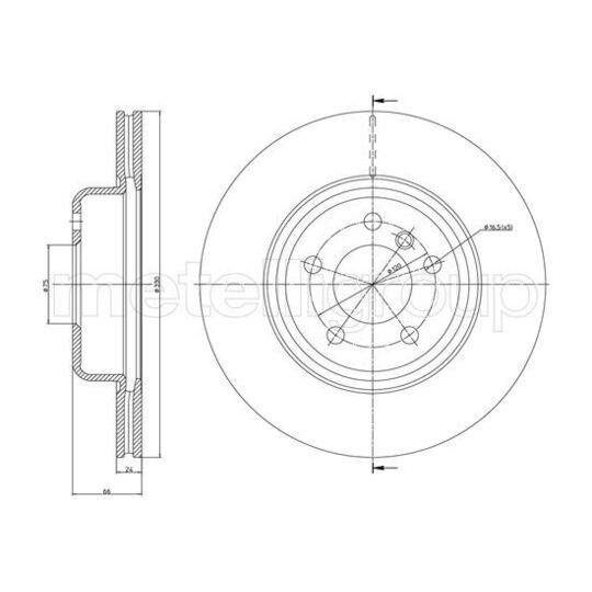 800-1253C - Brake Disc 