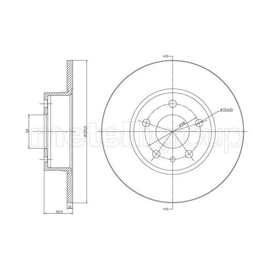 800-368C - Brake Disc 