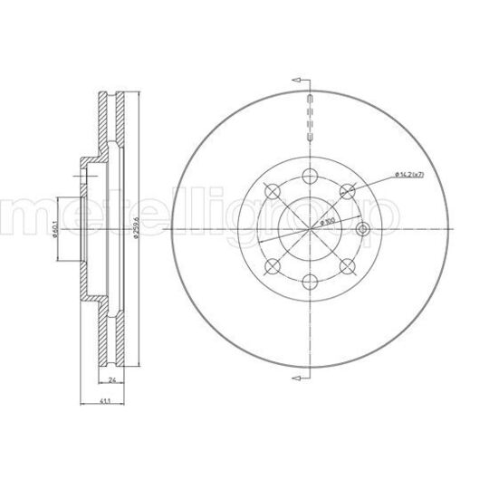 800-604C - Brake Disc 