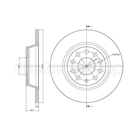 800-852C - Brake Disc 