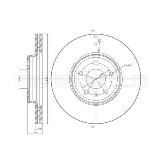 800-917C - Brake Disc 