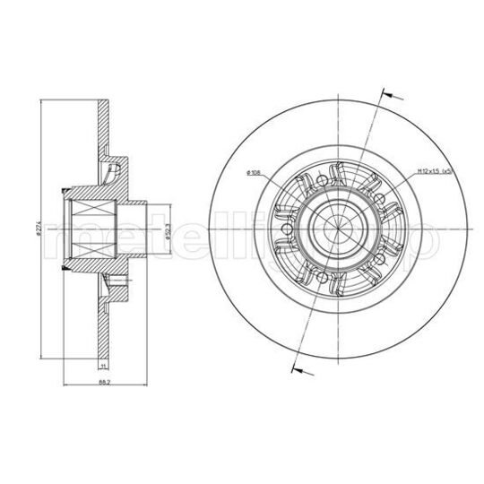 800-1196 - Brake Disc 