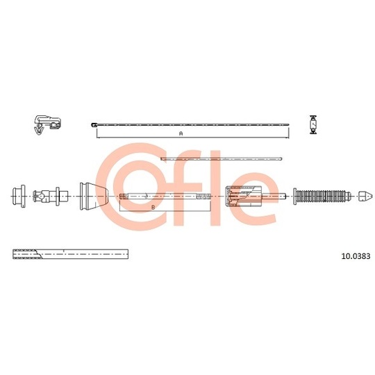 10.0383 - Accelerator Cable 