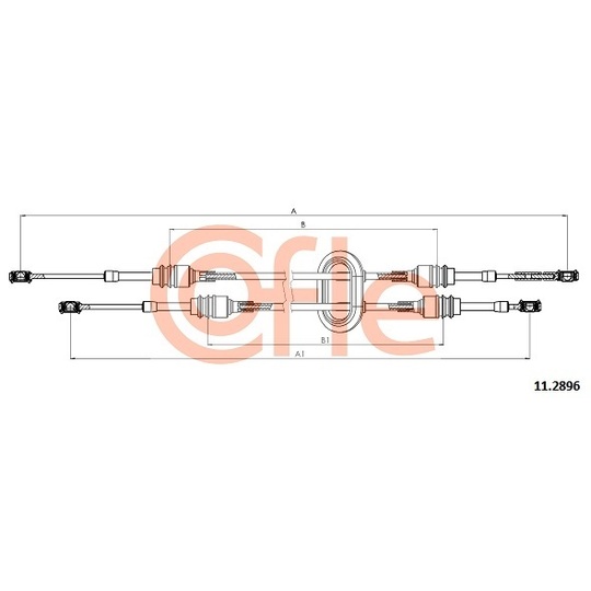 11.2896 - Cable, manual transmission 