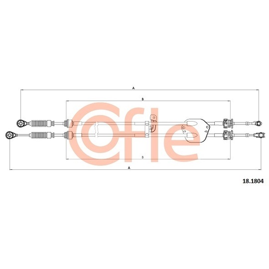 18.1804 - Cable, manual transmission 