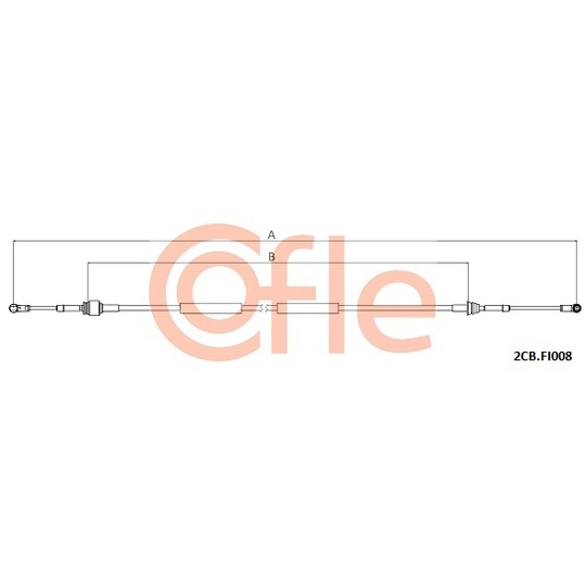 2CB.FI008 - Cable, manual transmission 