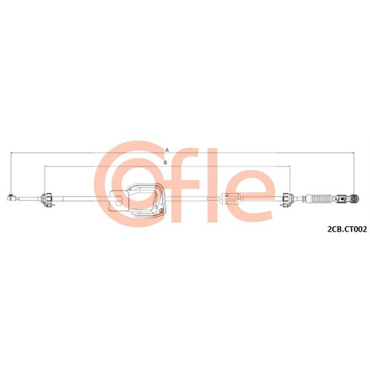2CB.CT002 - Cable, manual transmission 