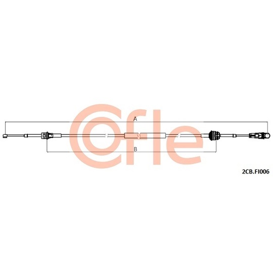 2CB.FI006 - Cable, manual transmission 