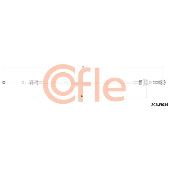 2CB.FI034 - Cable, manual transmission 