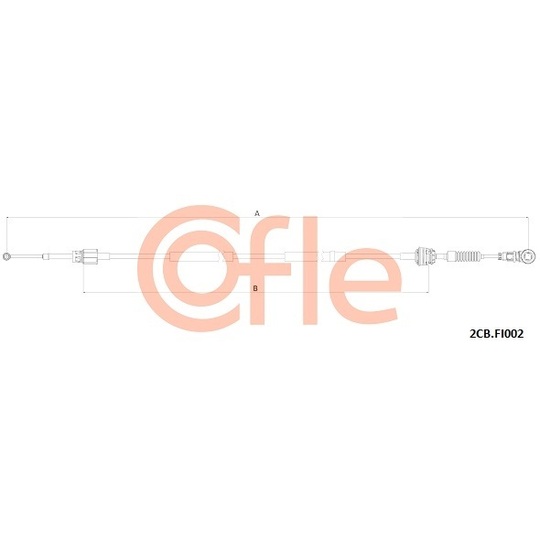 2CB.FI002 - Cable, manual transmission 