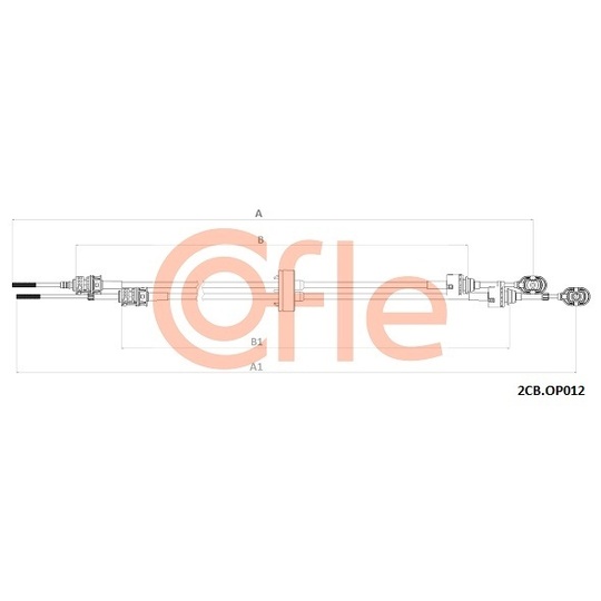 2CB.OP012 - Vajer, manuell transmission 