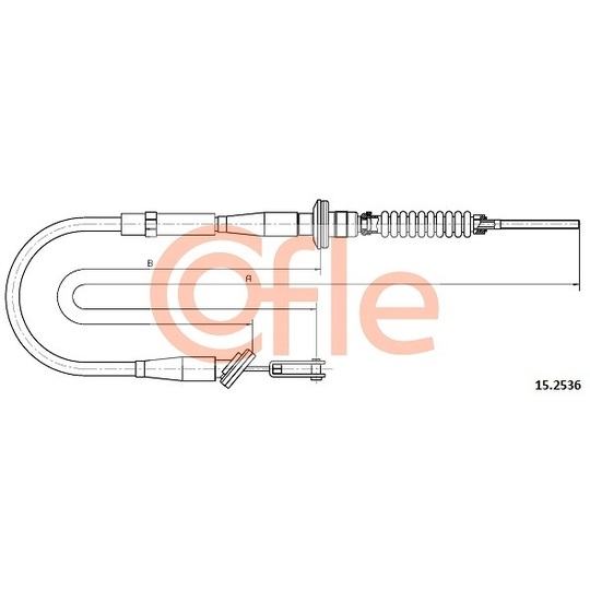 92.15.2536 - Clutch Cable 