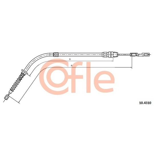 10.4310 - Cable, parking brake 