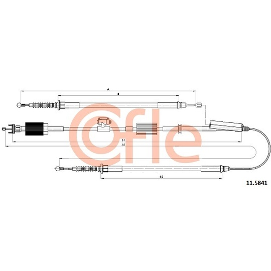 11.5841 - Cable, parking brake 