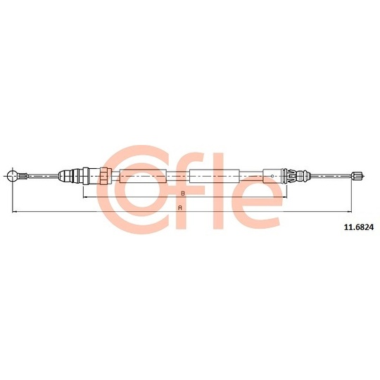 11.6824 - Cable, parking brake 