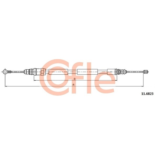 11.6823 - Cable, parking brake 