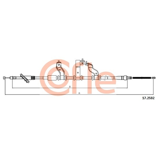 17.2592 - Cable, parking brake 