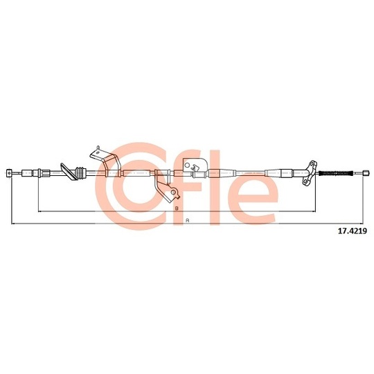 17.4219 - Cable, parking brake 