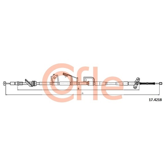 17.4218 - Cable, parking brake 