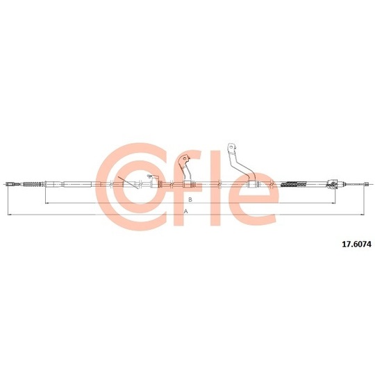 17.6074 - Cable, parking brake 