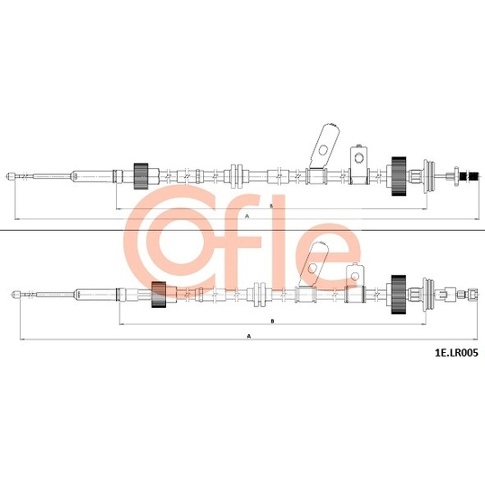 1E.LR005 - Cable, parking brake 