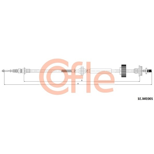 1E.ME001 - Cable, parking brake 