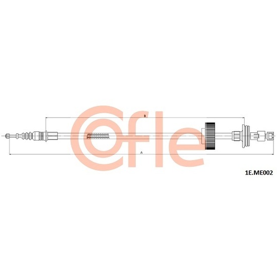 1E.ME002 - Cable, parking brake 