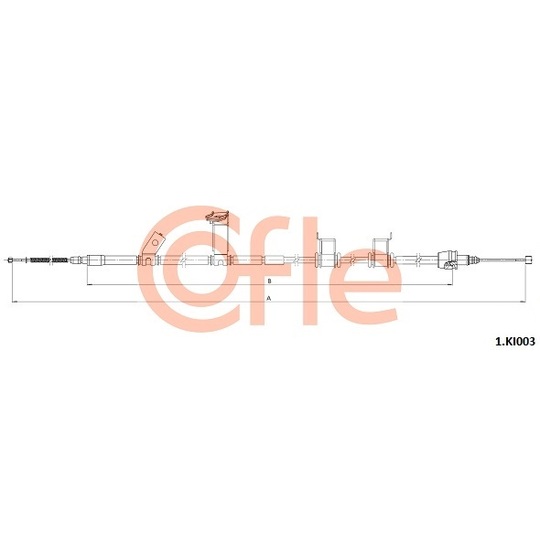 1.KI003 - Cable, parking brake 