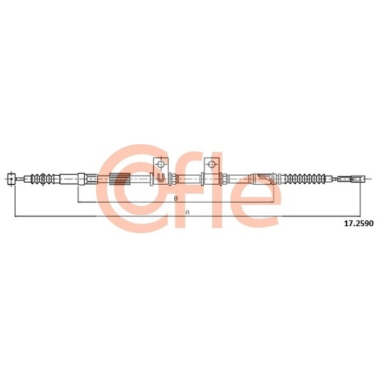 92.17.2590 - Cable, parking brake 