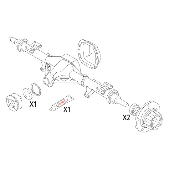 19536168 - Gasket Set, differential 