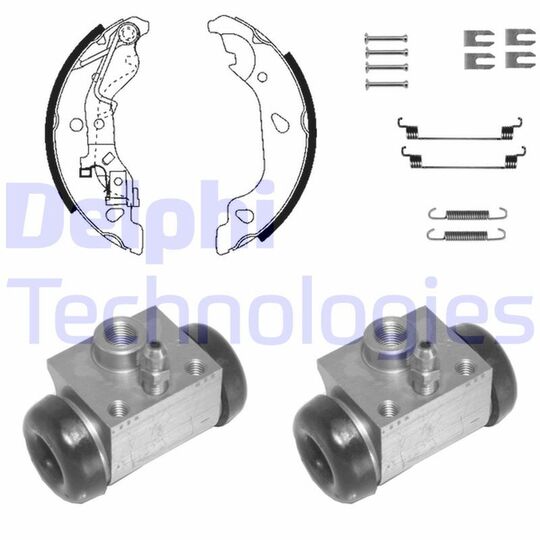 1068 - Brake Shoe Set 