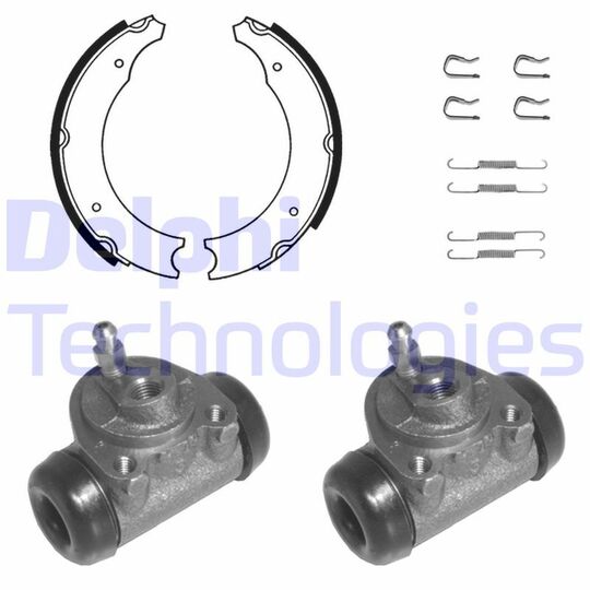 611 - Brake Shoe Set 