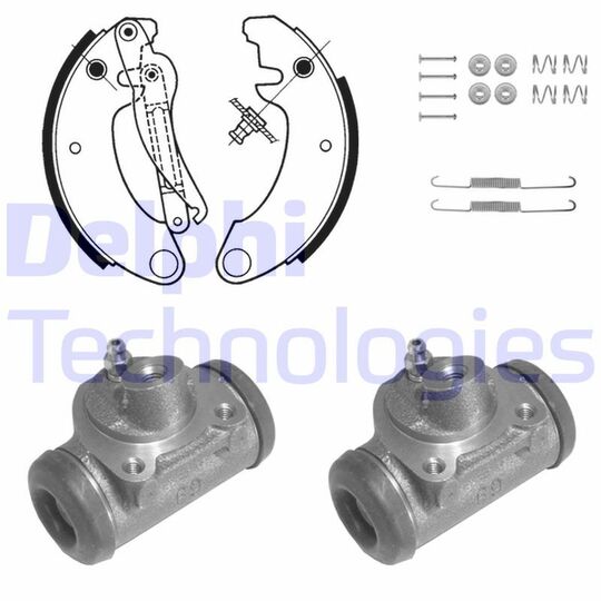 682 - Brake Shoe Set 