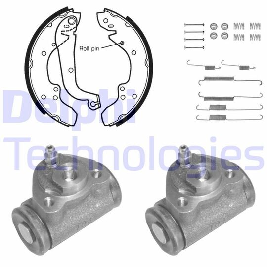 757 - Brake Shoe Set 