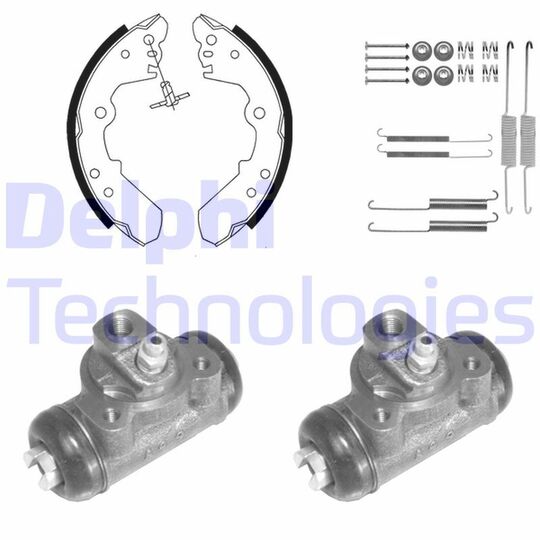 969 - Brake Shoe Set 