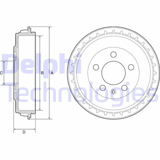 BF563 - Brake Drum 