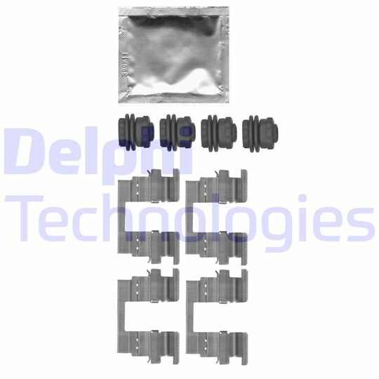 LX0666 - Accessory Kit, disc brake pad 