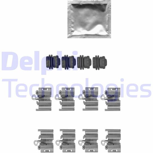 LX0668 - Accessory Kit, disc brake pad 