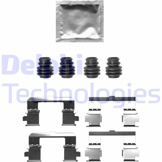 LX0697 - Accessory Kit, disc brake pad 