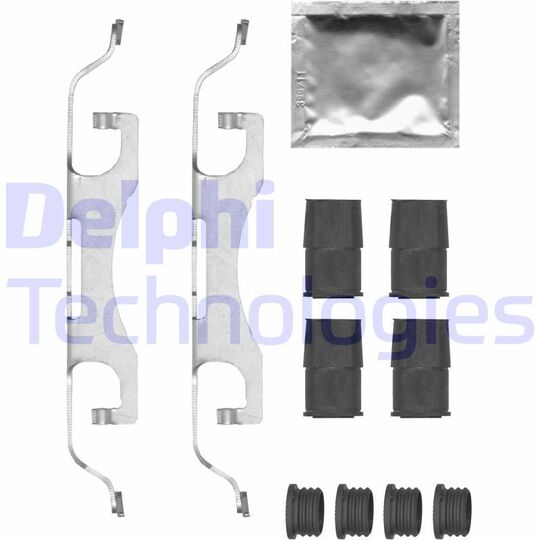 LX0698 - Accessory Kit, disc brake pad 